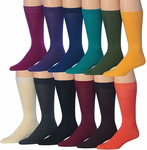 James Fiallo 12-Pair Funny Faces Crew Socks