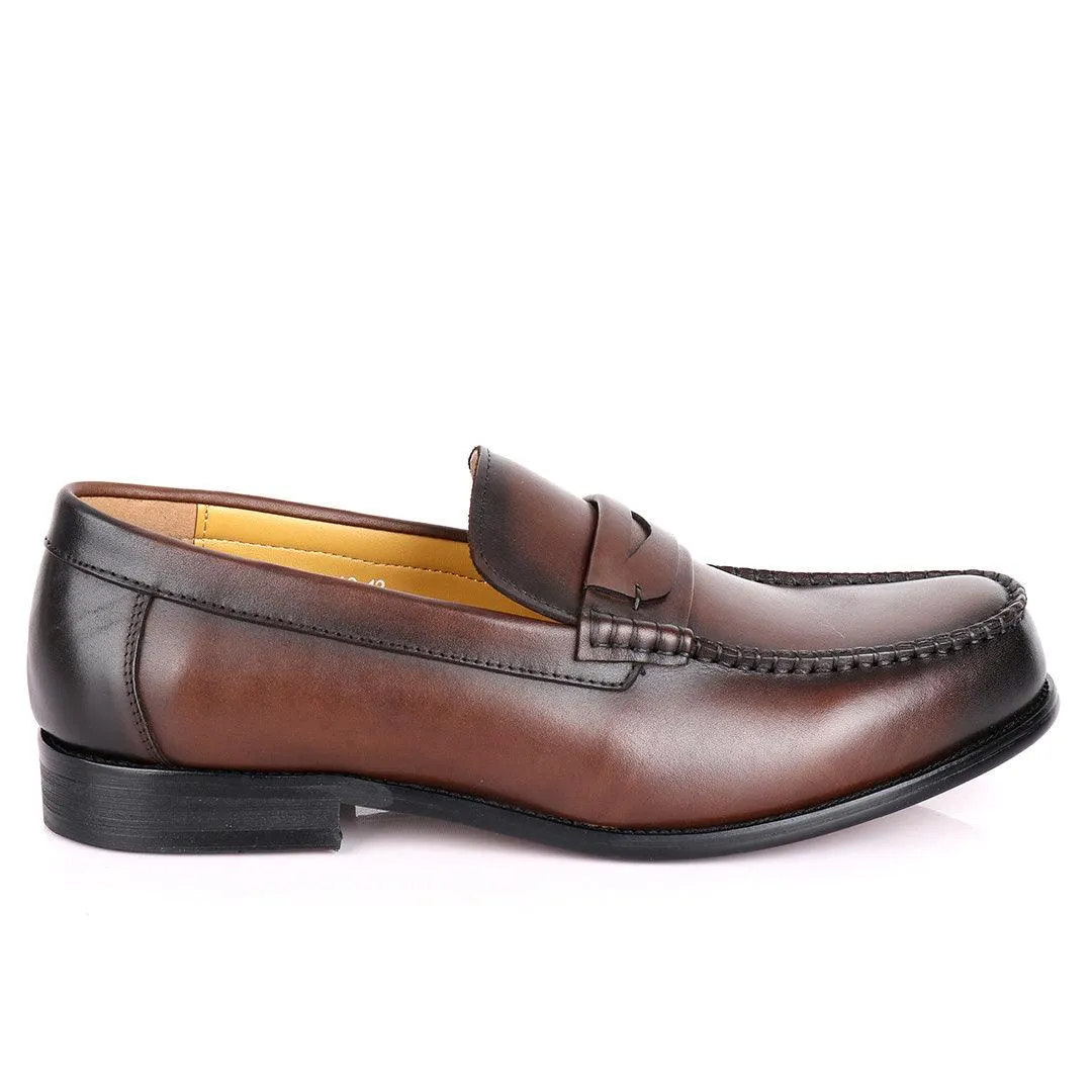 J.M Weston Plain Leather Designed Men's shoe