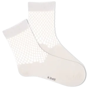 K Bell Tennis Net Sock (Cream)