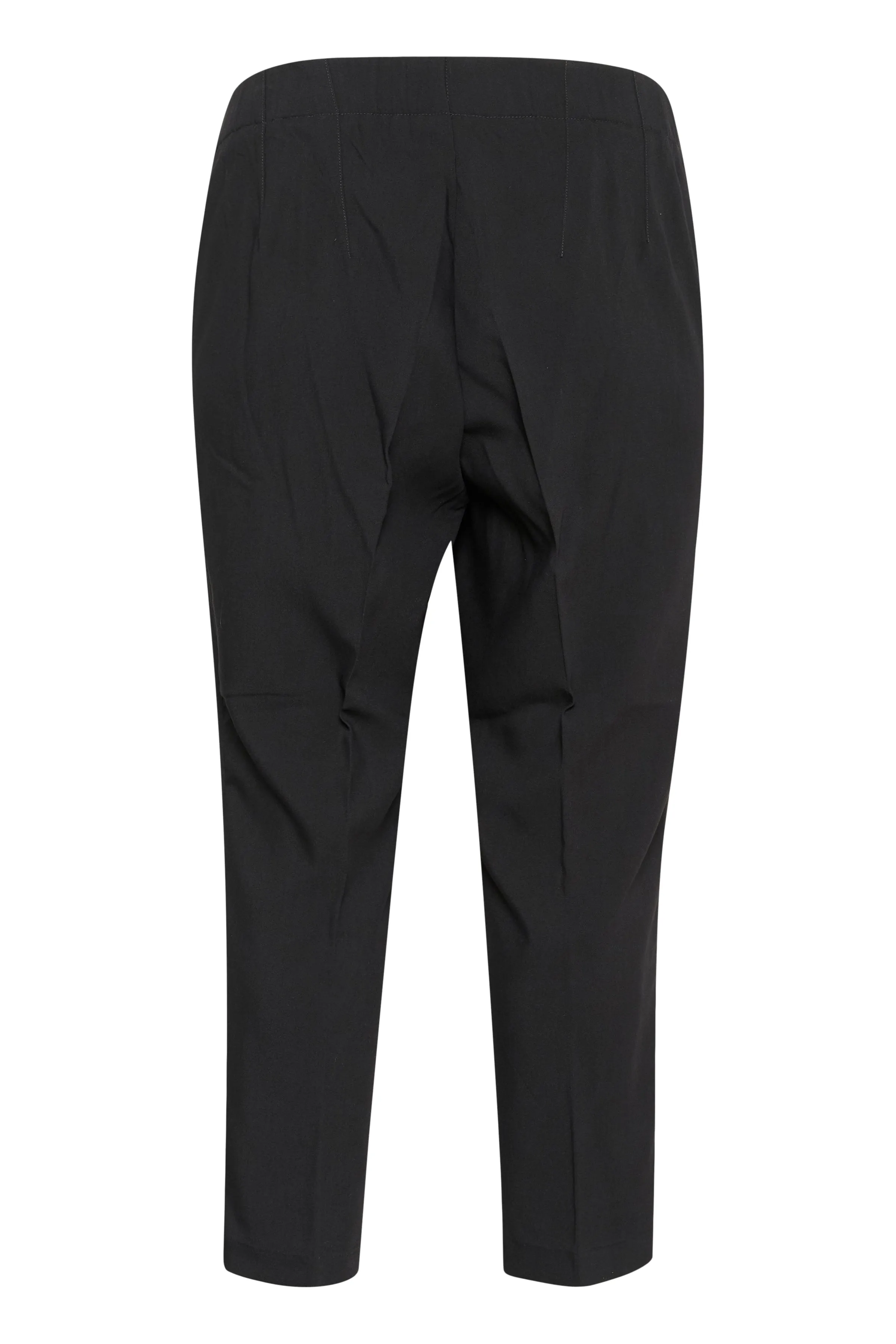 Kaffe Curve Elia Crop Trousers in Black