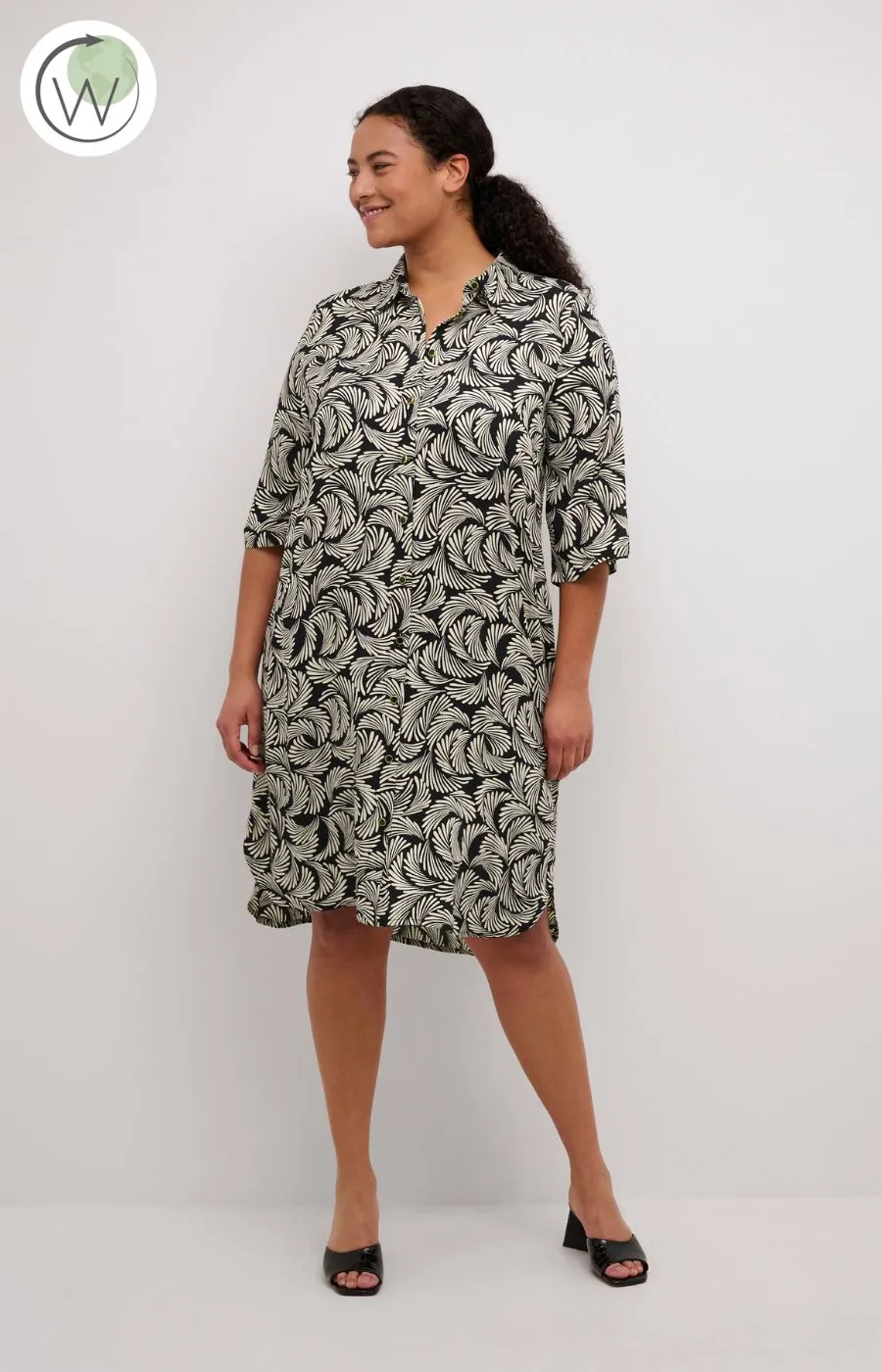 Kaffe Curve Mirta Leaf Dress