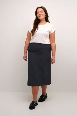 Kaffe Curve Sakira Skirt in Navy