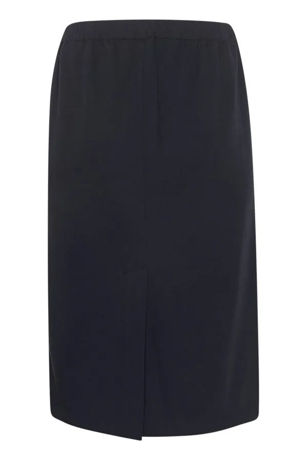 Kaffe Curve Sakira Skirt in Navy