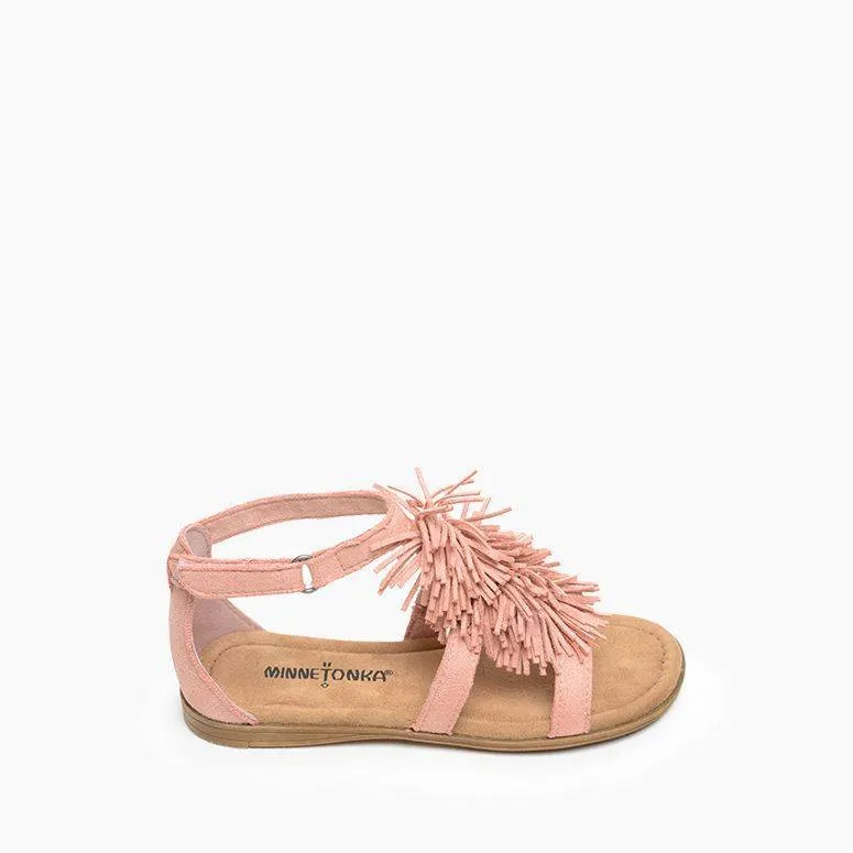 Kids' Eloise Leather Sandal - Blush Pink