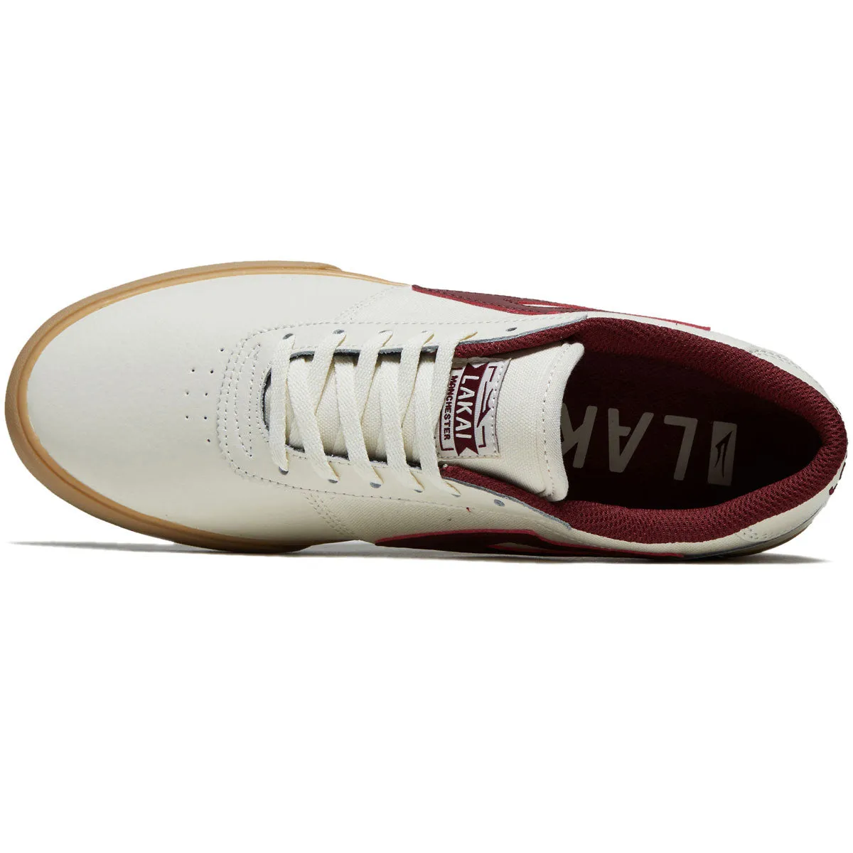 Lakai Manchester Shoes - Cream/Gum Leather