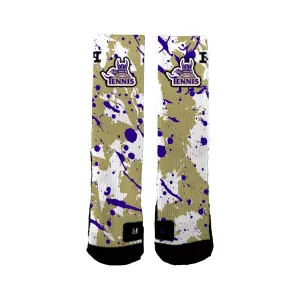 Lake Stevens Girls Tennis Splatter Socks