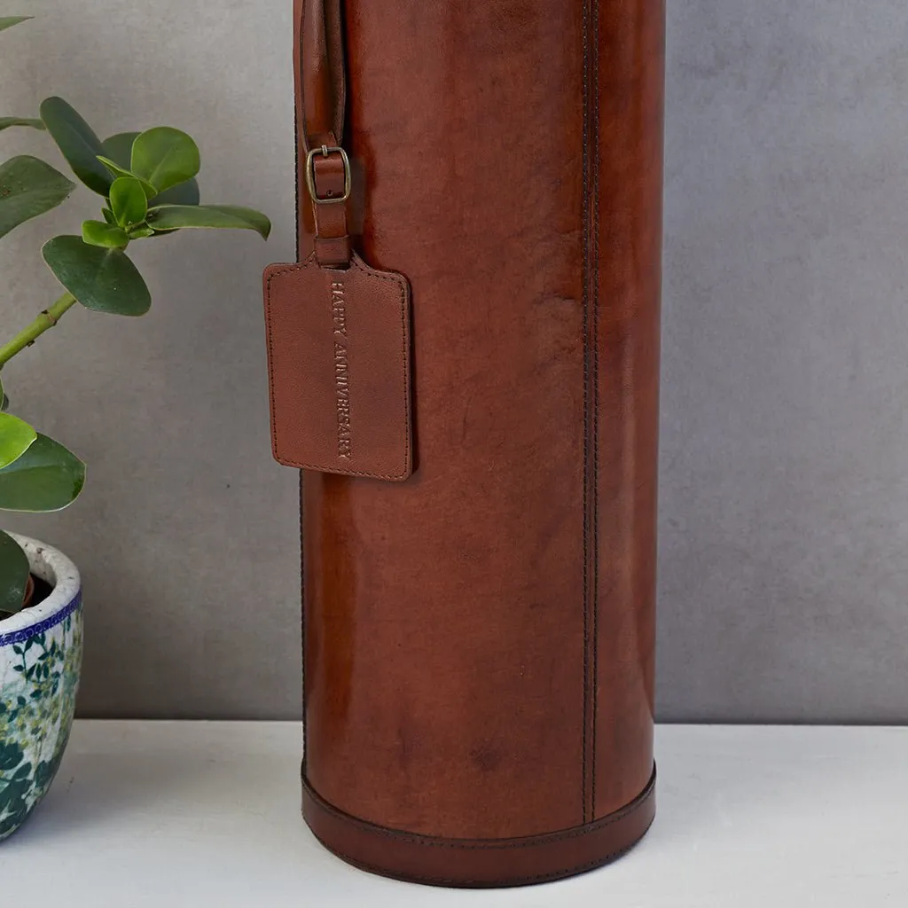 Leather Stick Holder