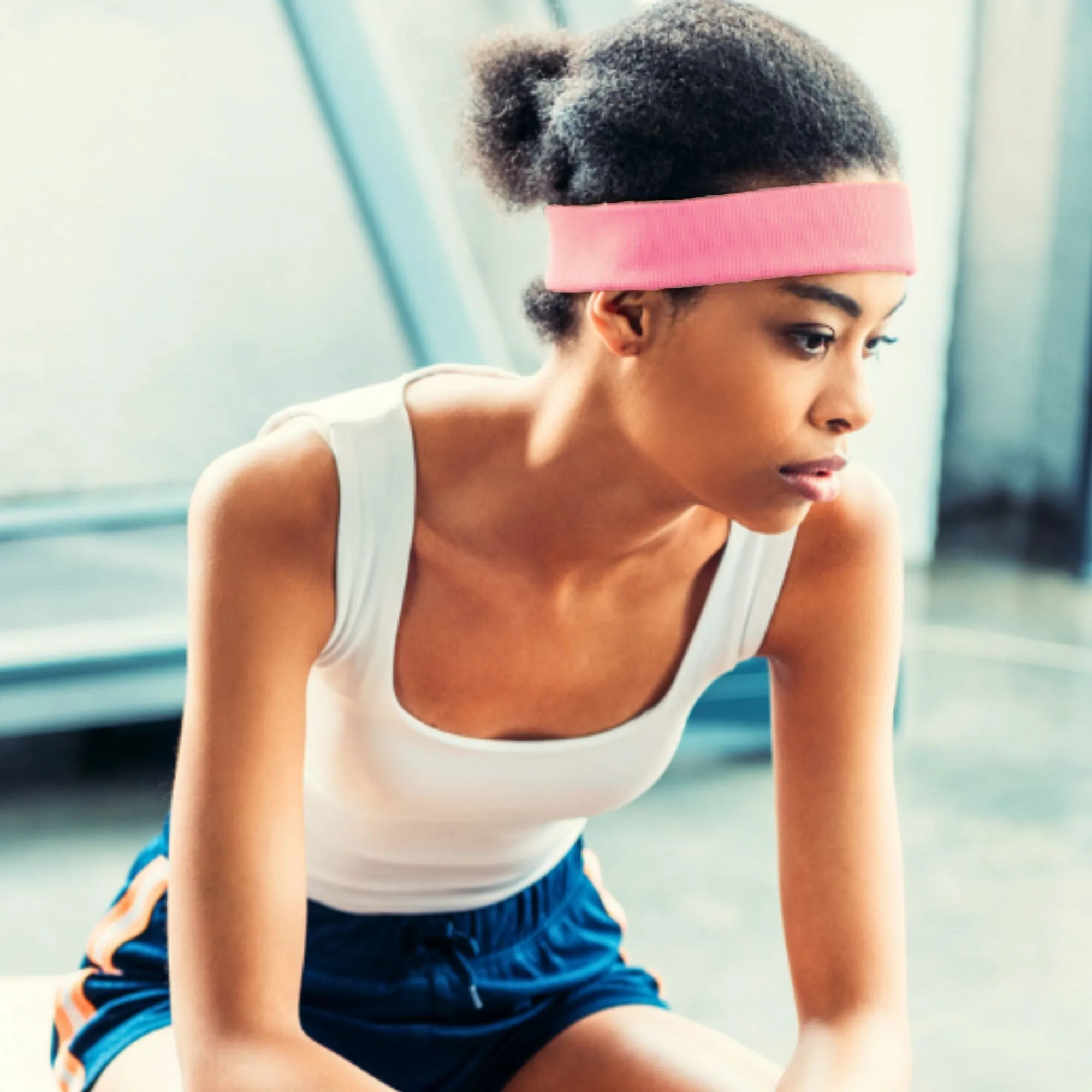 Light Pink Head Sweatband