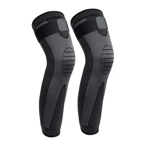 Long Knee Brace Compression Sleeve-M