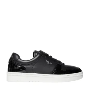 Mallet London Bentham Black Croc Trainers