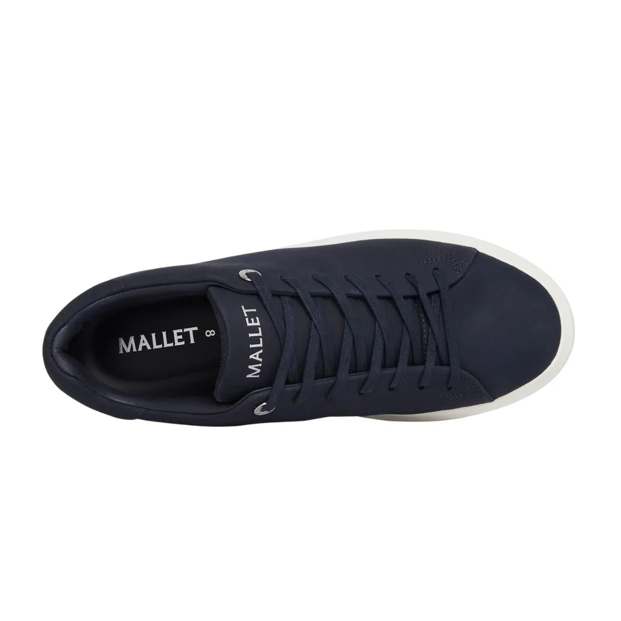 Mallet London GRFTR Lite Navy Sliver Trainers