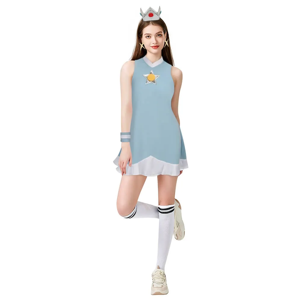 Mario Tennis Aces Princess Rosalina Cosplay Costume