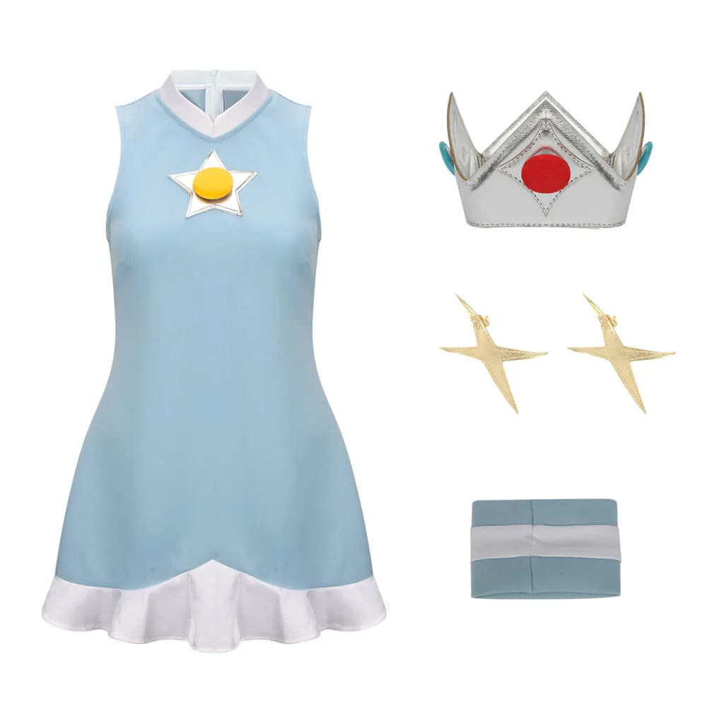 Mario Tennis Aces Princess Rosalina Cosplay Costume