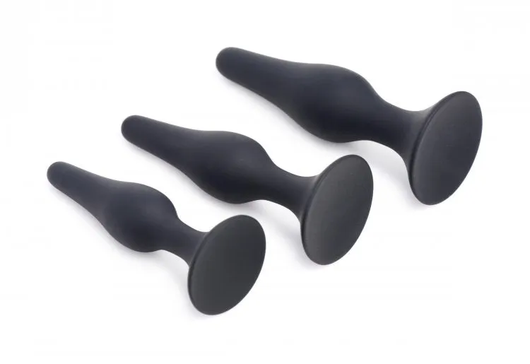 Master Series Triple Spire Tapered Silicone Anal Trainer 3pc Set