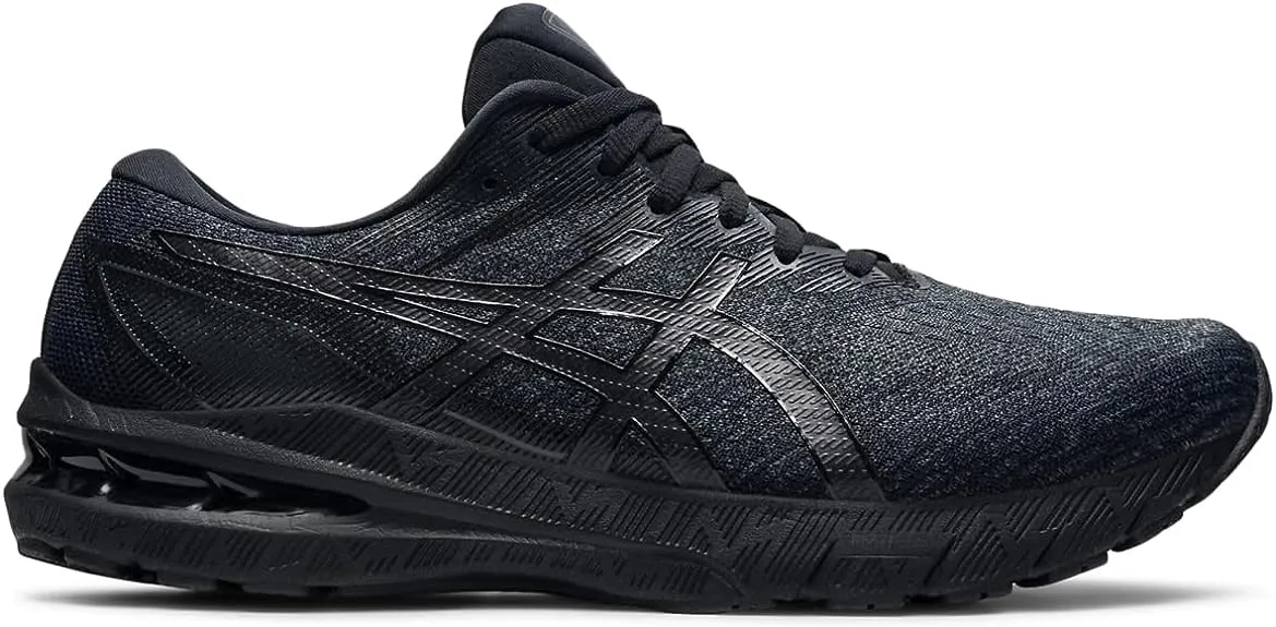 Men's Asics GT-2000 10, Black/Black, 10.5 2E Wide