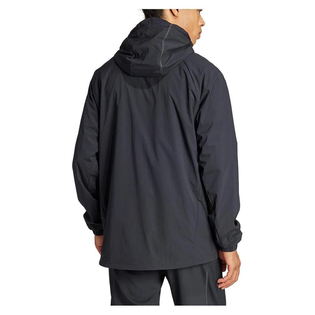 Men's Cover-Up Pro Tennis Jacket Black