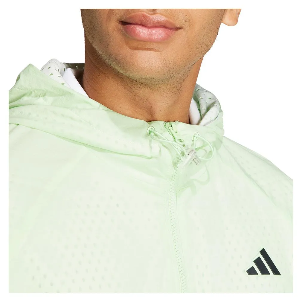 Men's Cover-Up Pro Tennis Jacket Semi Green Spark