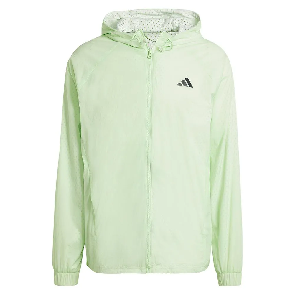 Men's Cover-Up Pro Tennis Jacket Semi Green Spark