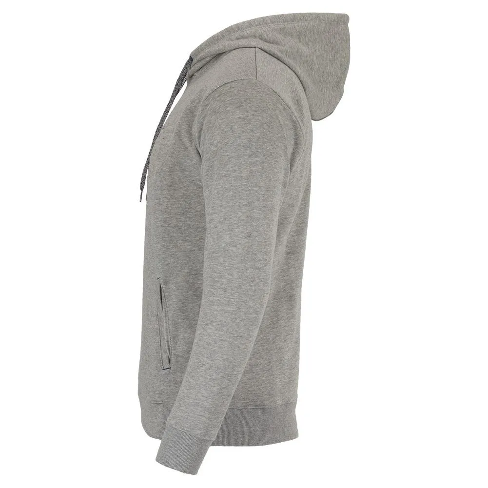 Men`s Exercise Hooded Tennis Sweater High Rise Heather