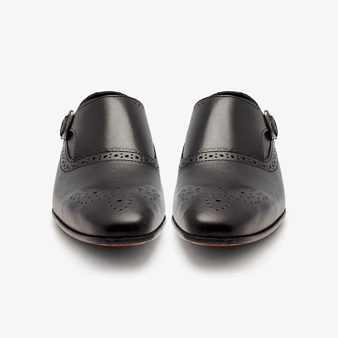 Mens Monkstrap Leather Shoes