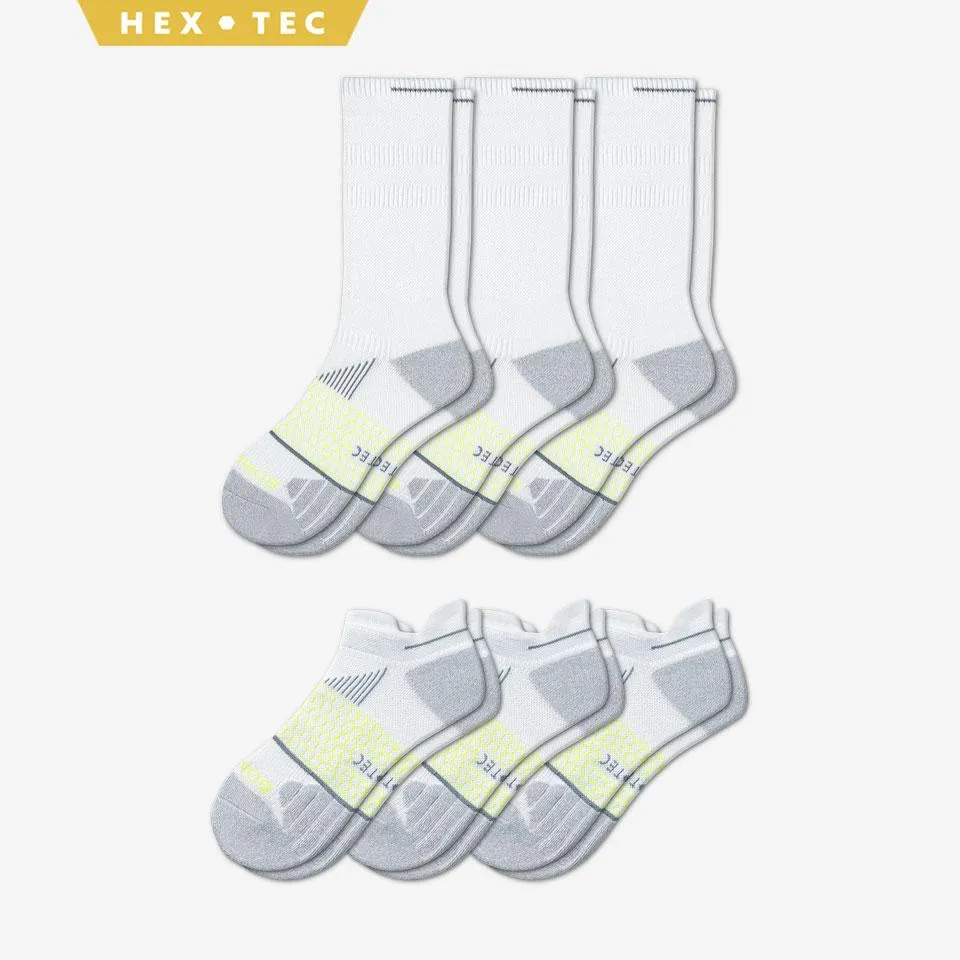 Men's Performance Tennis Calf & Ankle Sock 6-Pack