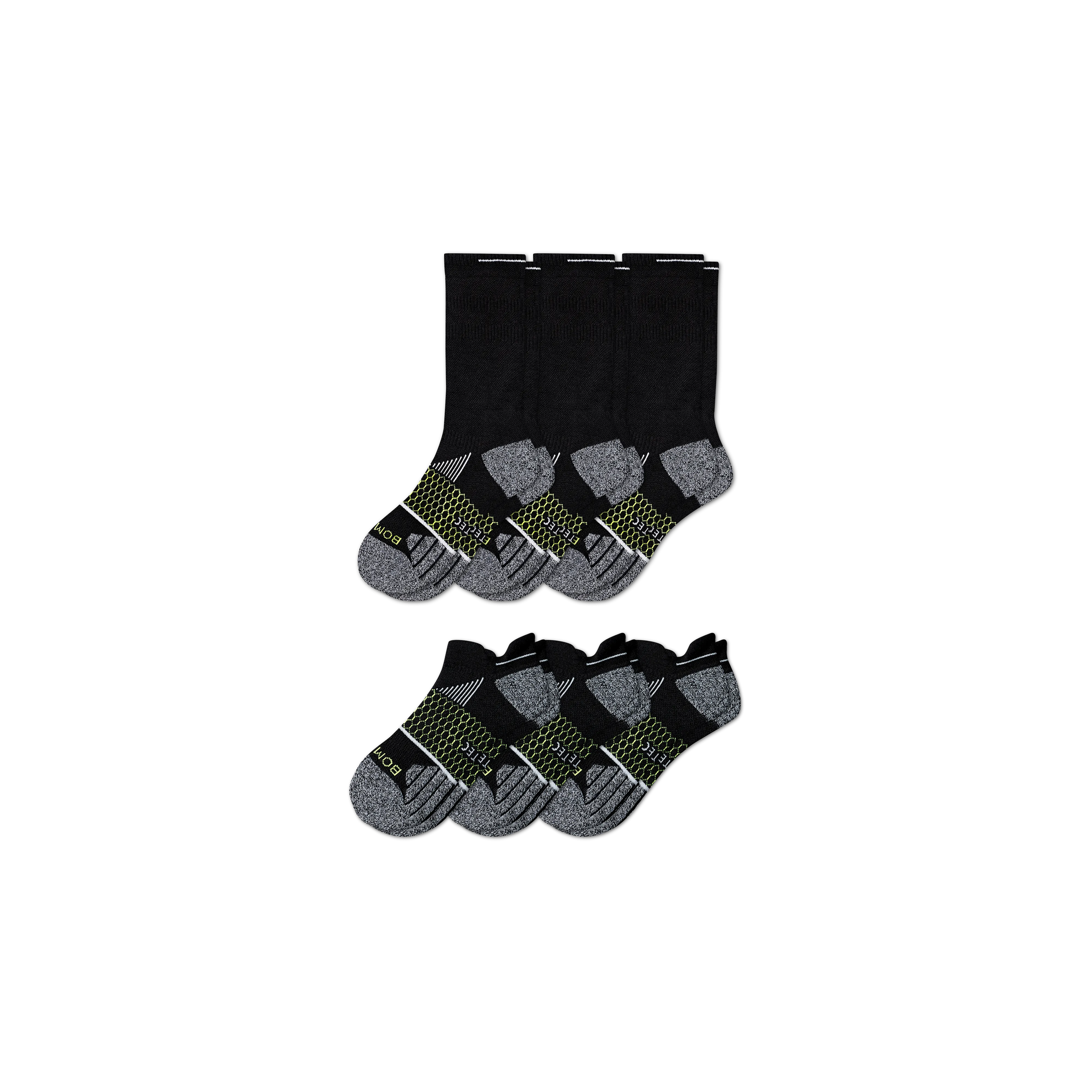 Men's Performance Tennis Calf & Ankle Sock 6-Pack