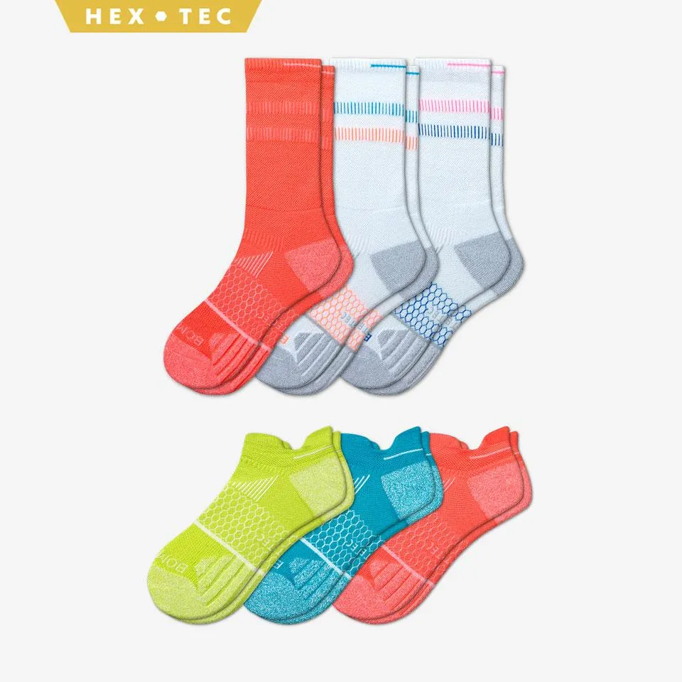 Men's Performance Tennis Calf & Ankle Sock 6-Pack