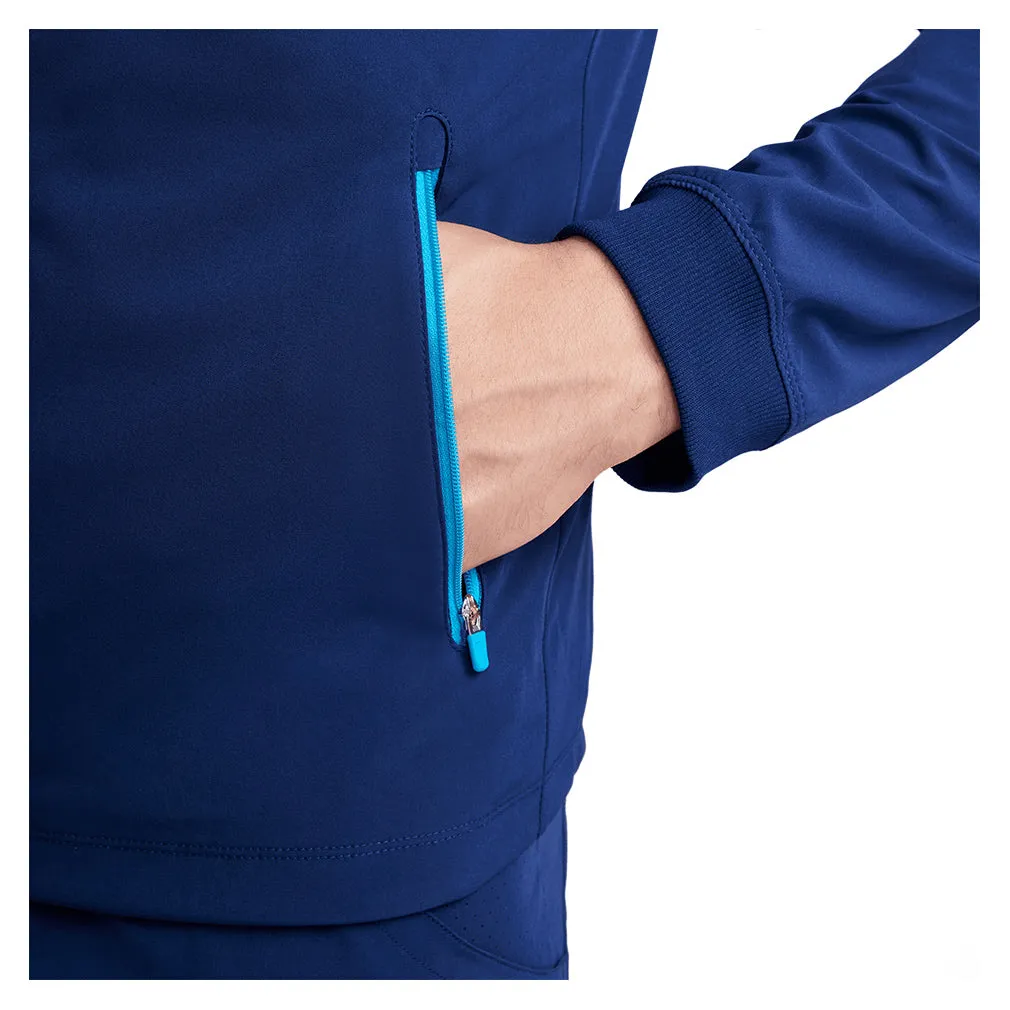 Men`s Rafa Dri-FIT Tennis Jacket Blue Void and Laser Blue