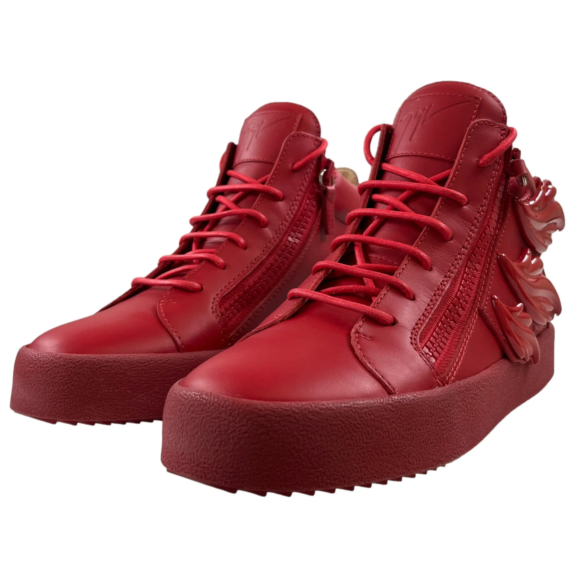 Men's Triple Wing High Trainers Red Size EU 39.5 / UK 5.5