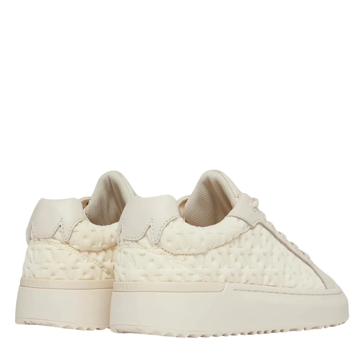 Miss Mallet GRFTR 2.0 Beige Embossed Trainers