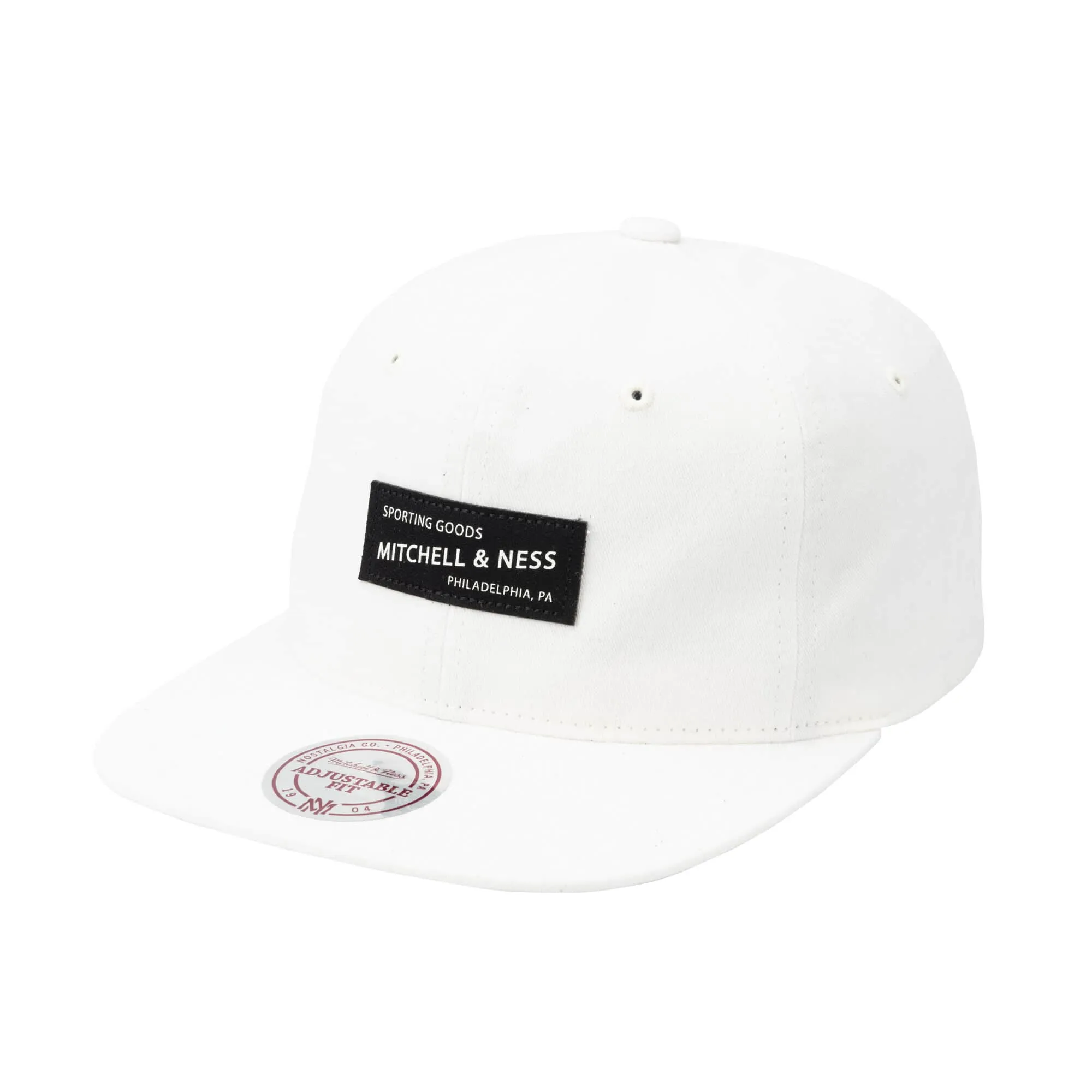 Mitchell & Ness Tennis Label Cap - Unisex - Off White