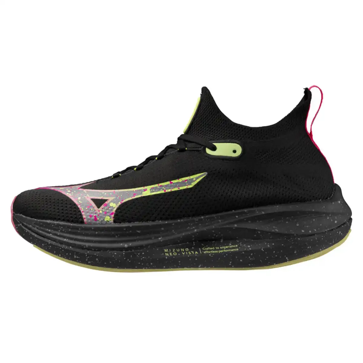 Mizuno Neo Vista Unisex | Black/silver/pink Tetra