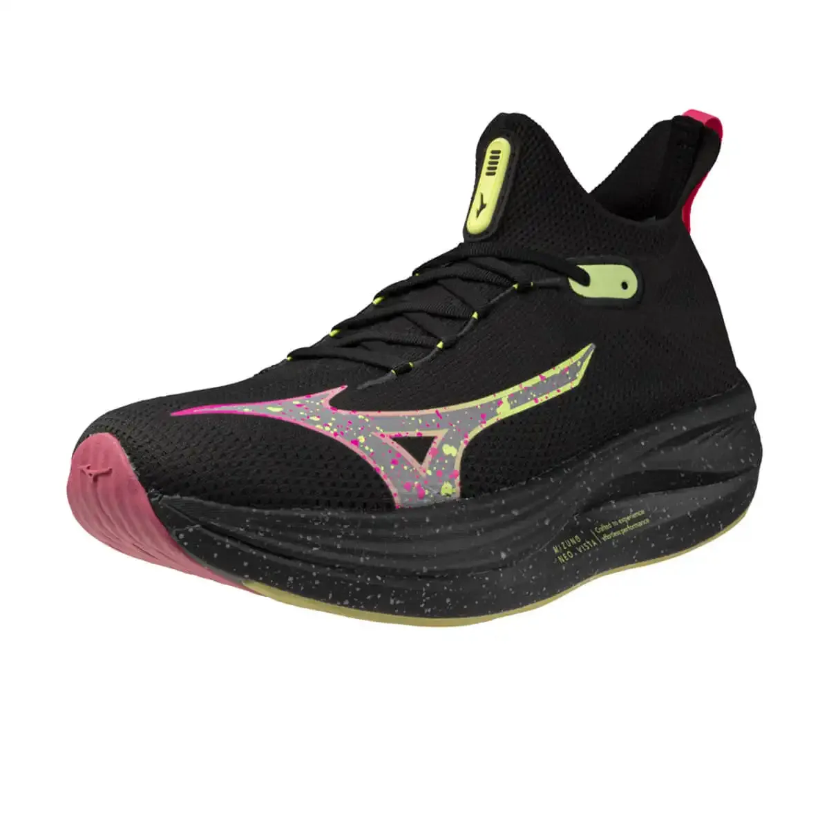 Mizuno Neo Vista Unisex | Black/silver/pink Tetra