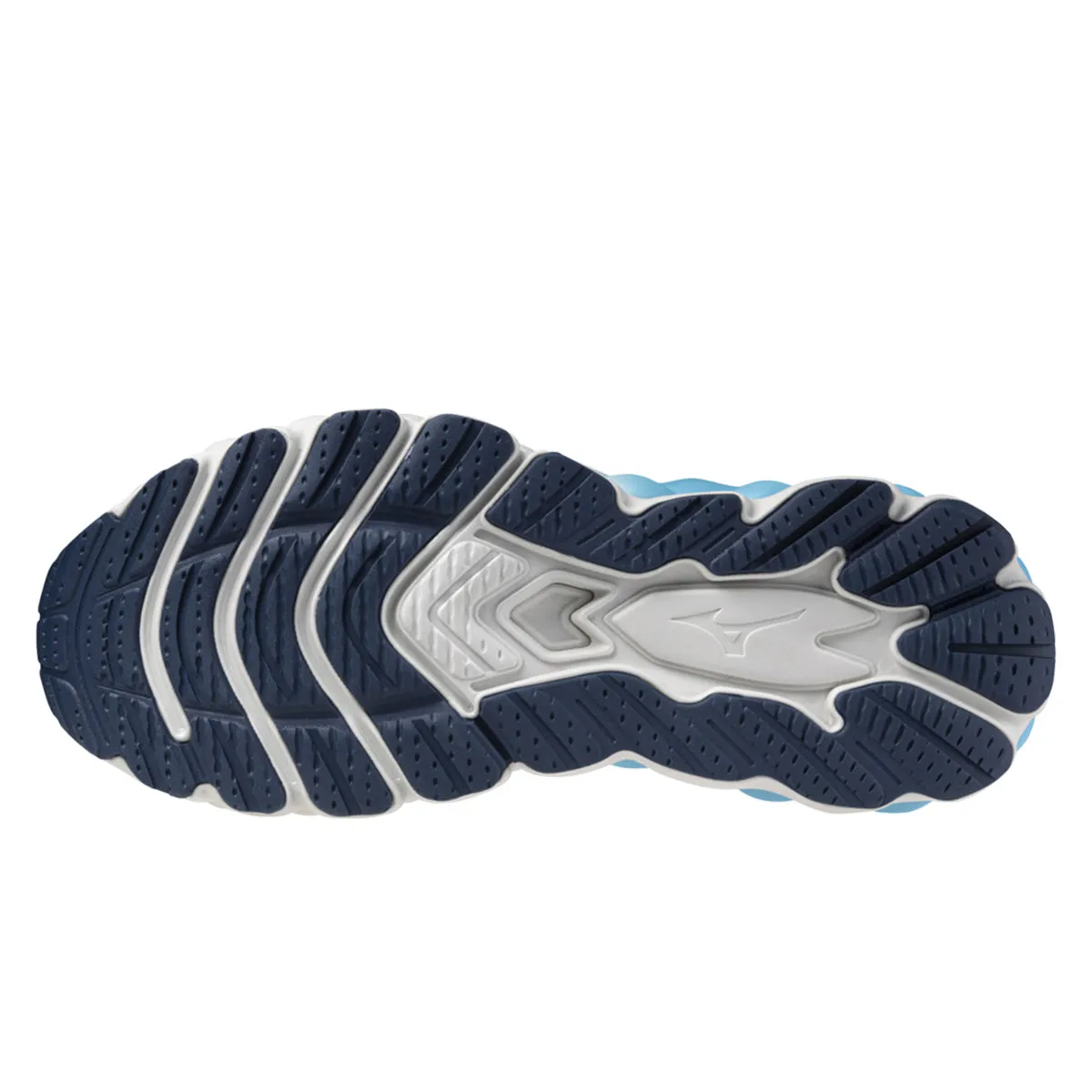 Mizuno Wave Sky 8 Mens | Blue Wing Teal/neo Silver/rive