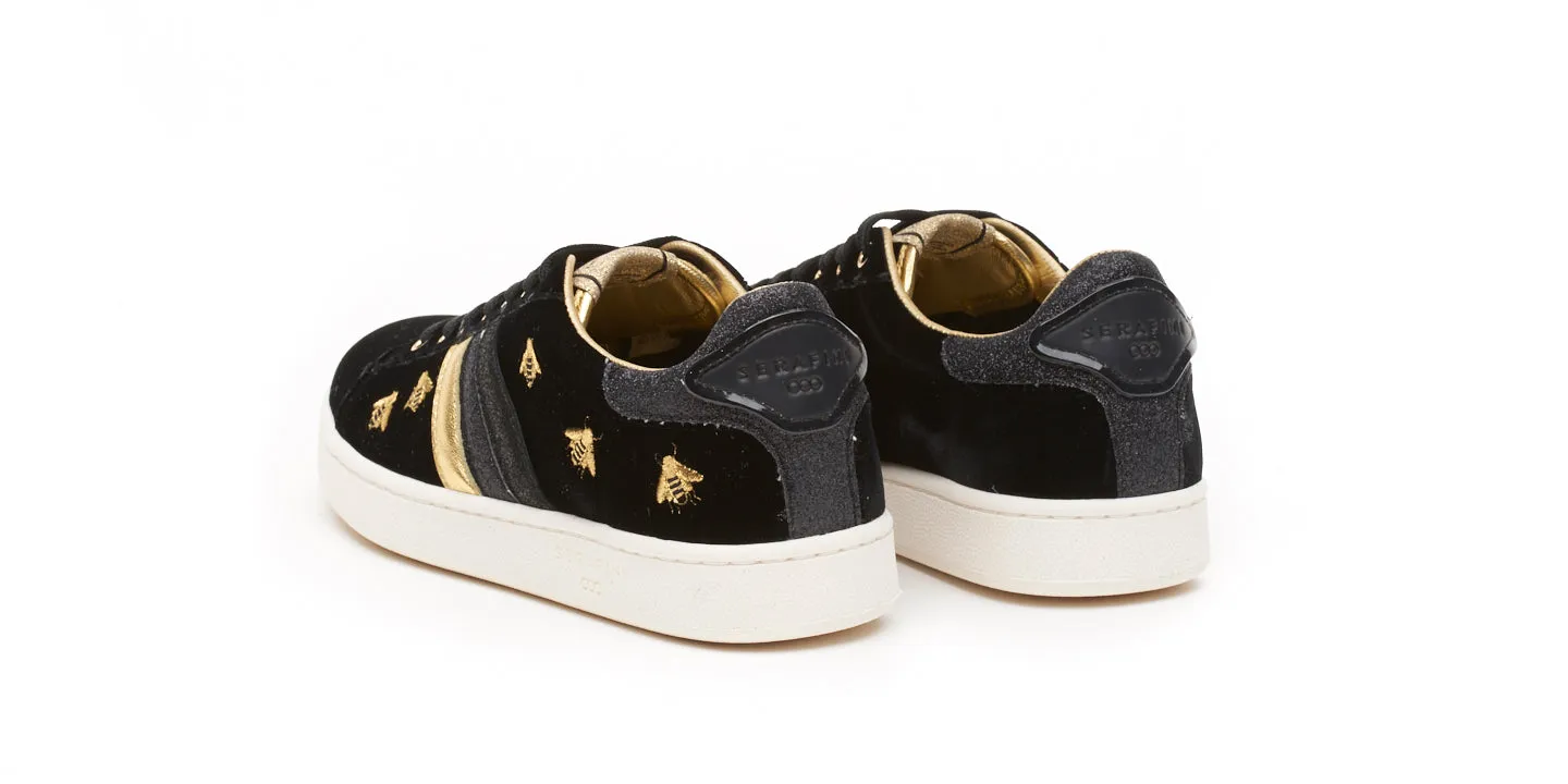 My Fashion Tribu x Serafini J.Connors Black & Bees Trainers