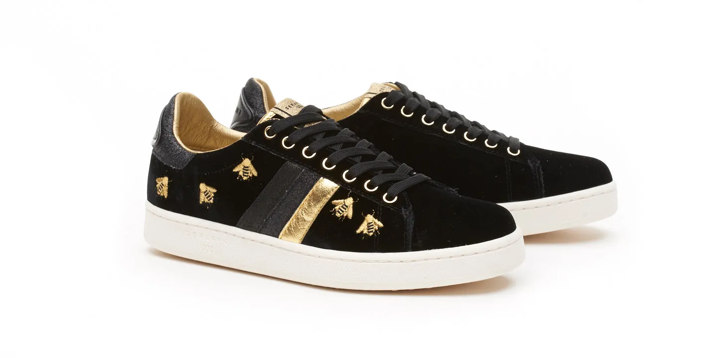 My Fashion Tribu x Serafini J.Connors Black & Bees Trainers