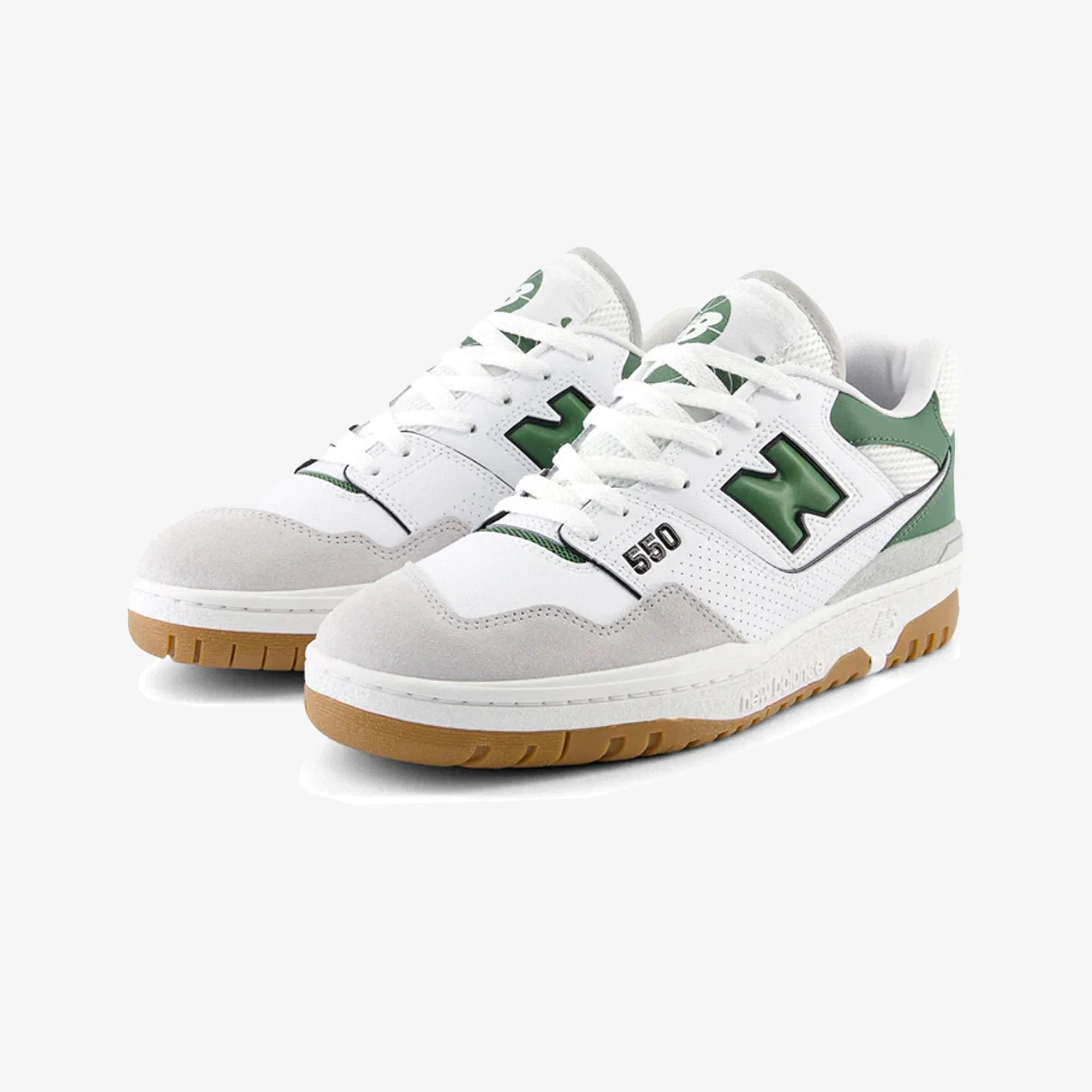 New Balance | BB550  { WHITE/GREEN