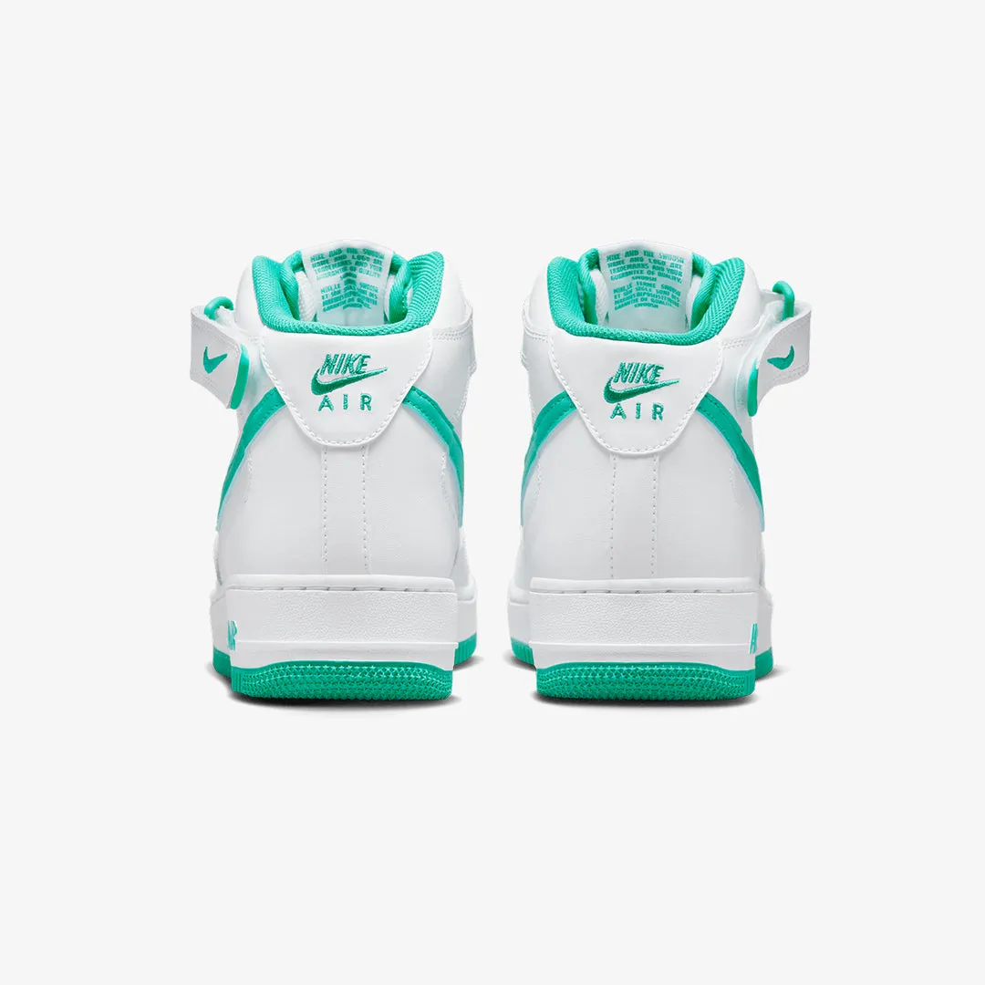 Nike | AIR FORCE 1 MID '07 { WHITE/CLEAR JADE