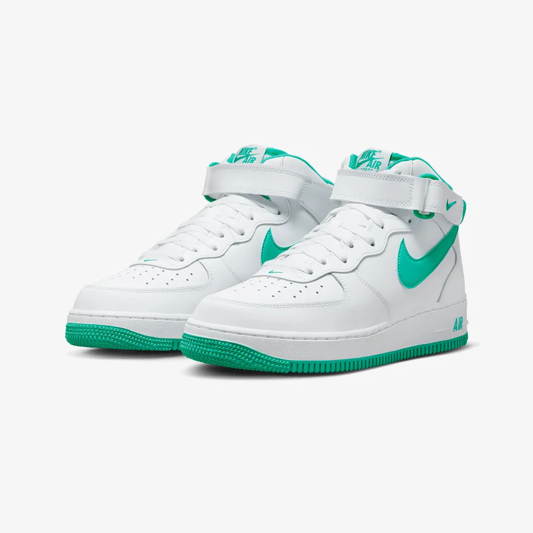 Nike | AIR FORCE 1 MID '07 { WHITE/CLEAR JADE