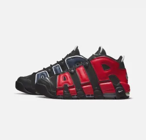 Nike | AIR MORE UPTEMPO '96 { BLACK / UNIVERSITY RED