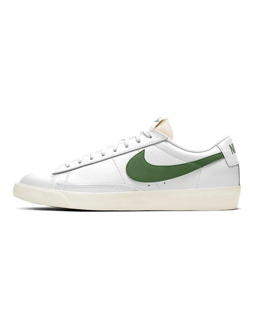 Nike Blazer Low Leather White/Forest Green-Sail