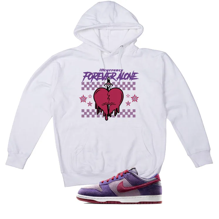 Nike Dunk Low “Plum” | illcurrency White T-Shirt (Forever Alone)