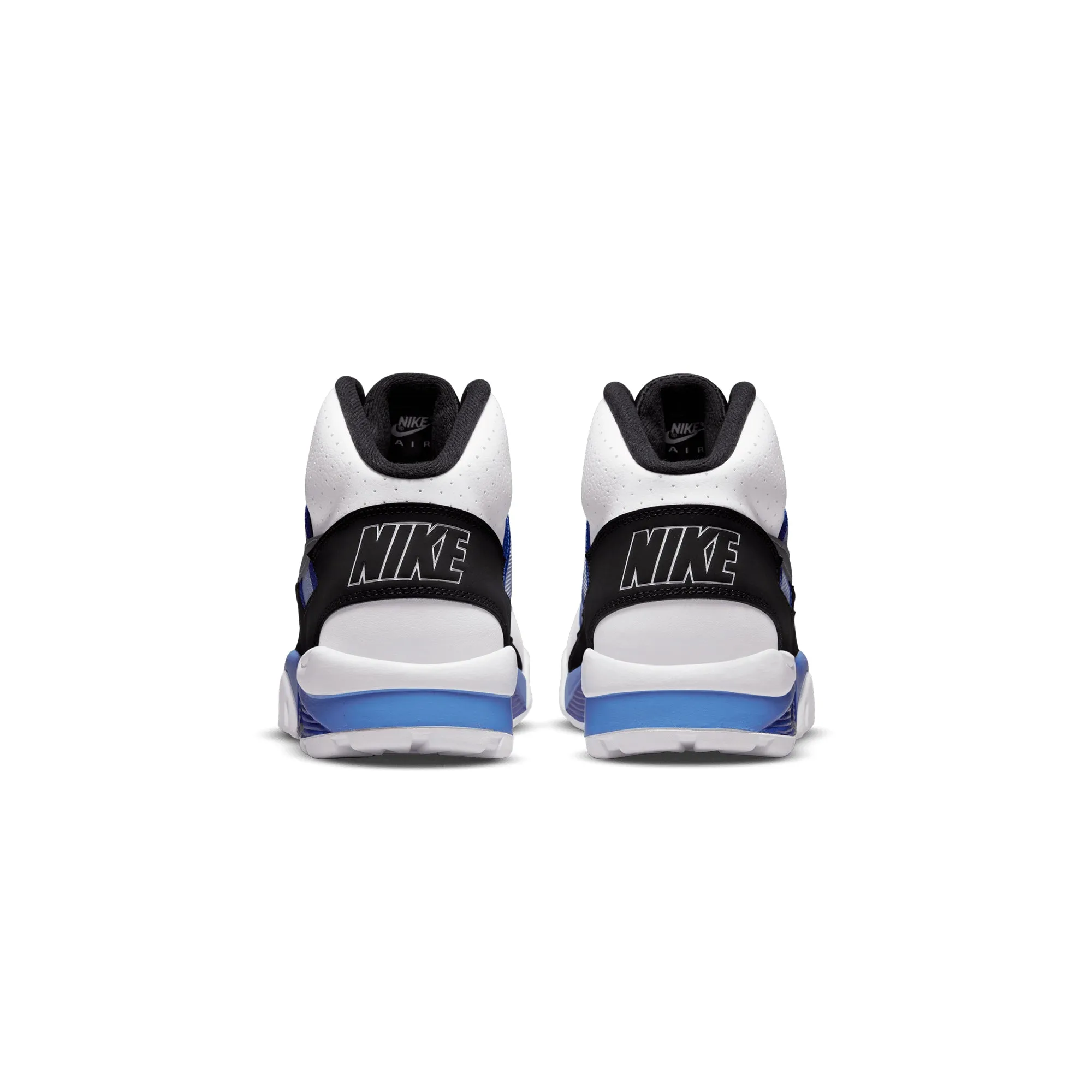 Nike Mens Air Trainer SC High Shoes White/Metallic Silver