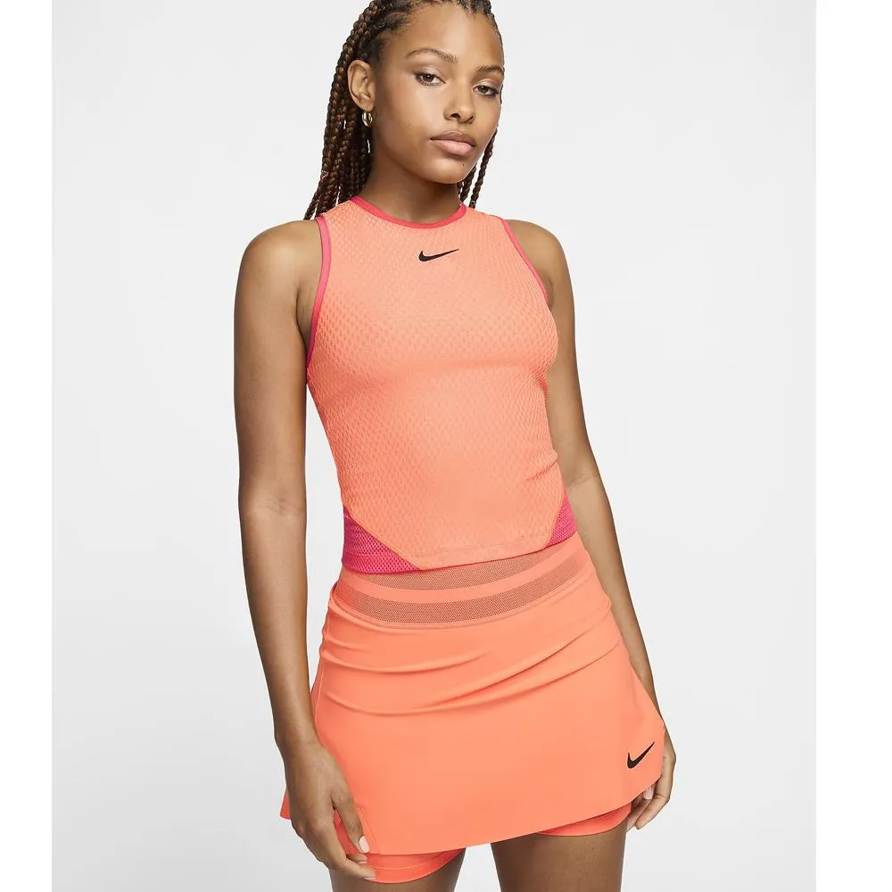 Nike Women's Slam NY Skort - Light Wild Mango