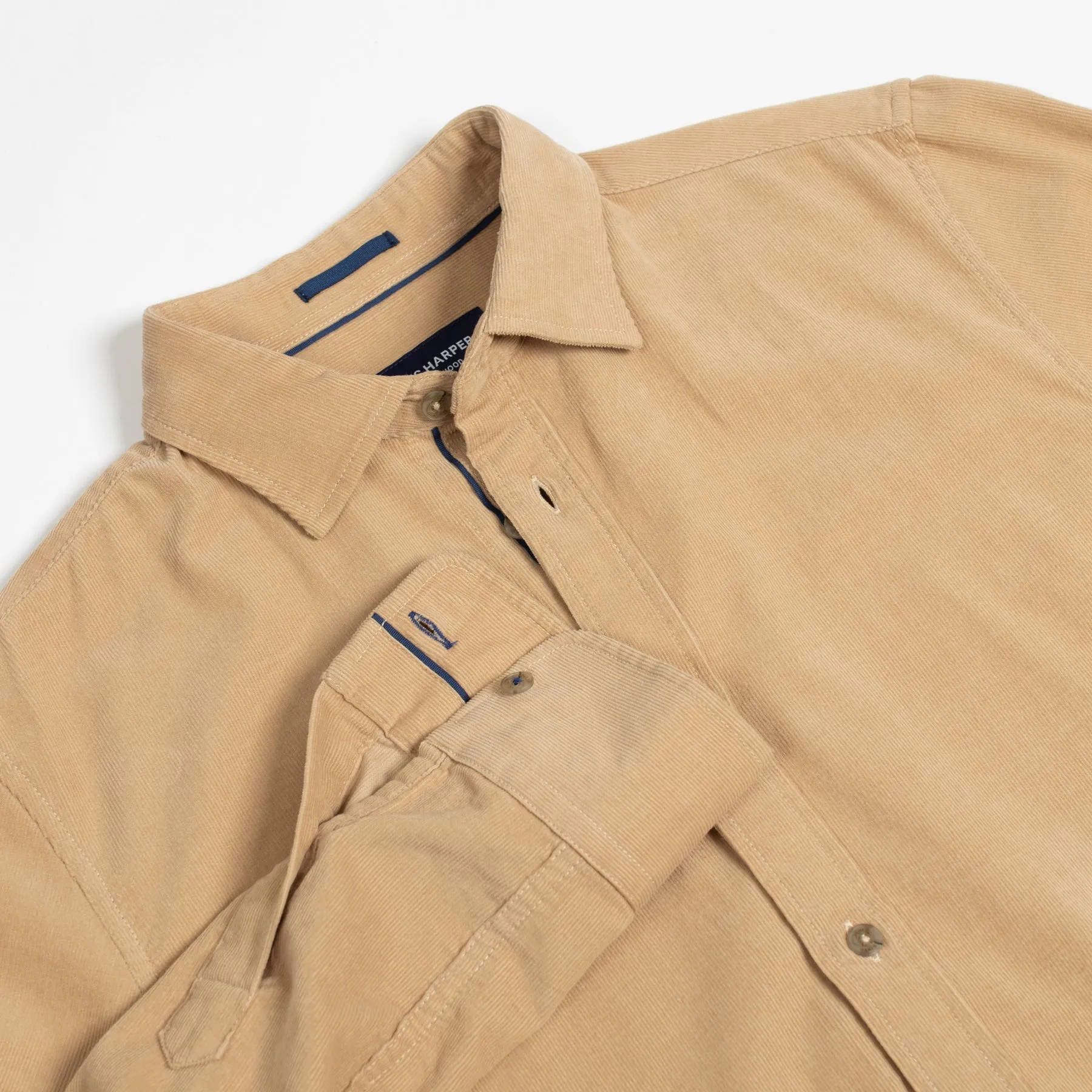 Oat Corduroy Cotton Shirt