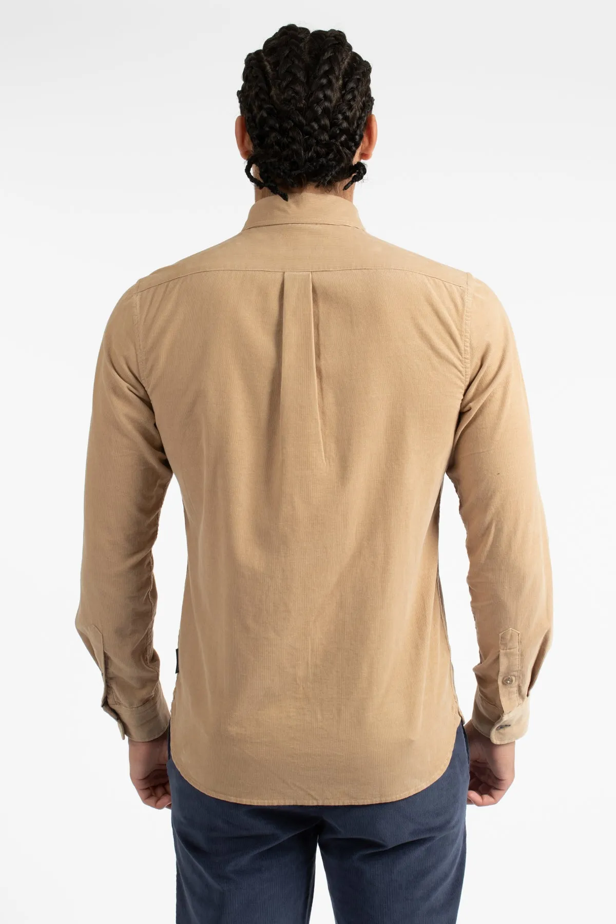 Oat Corduroy Cotton Shirt