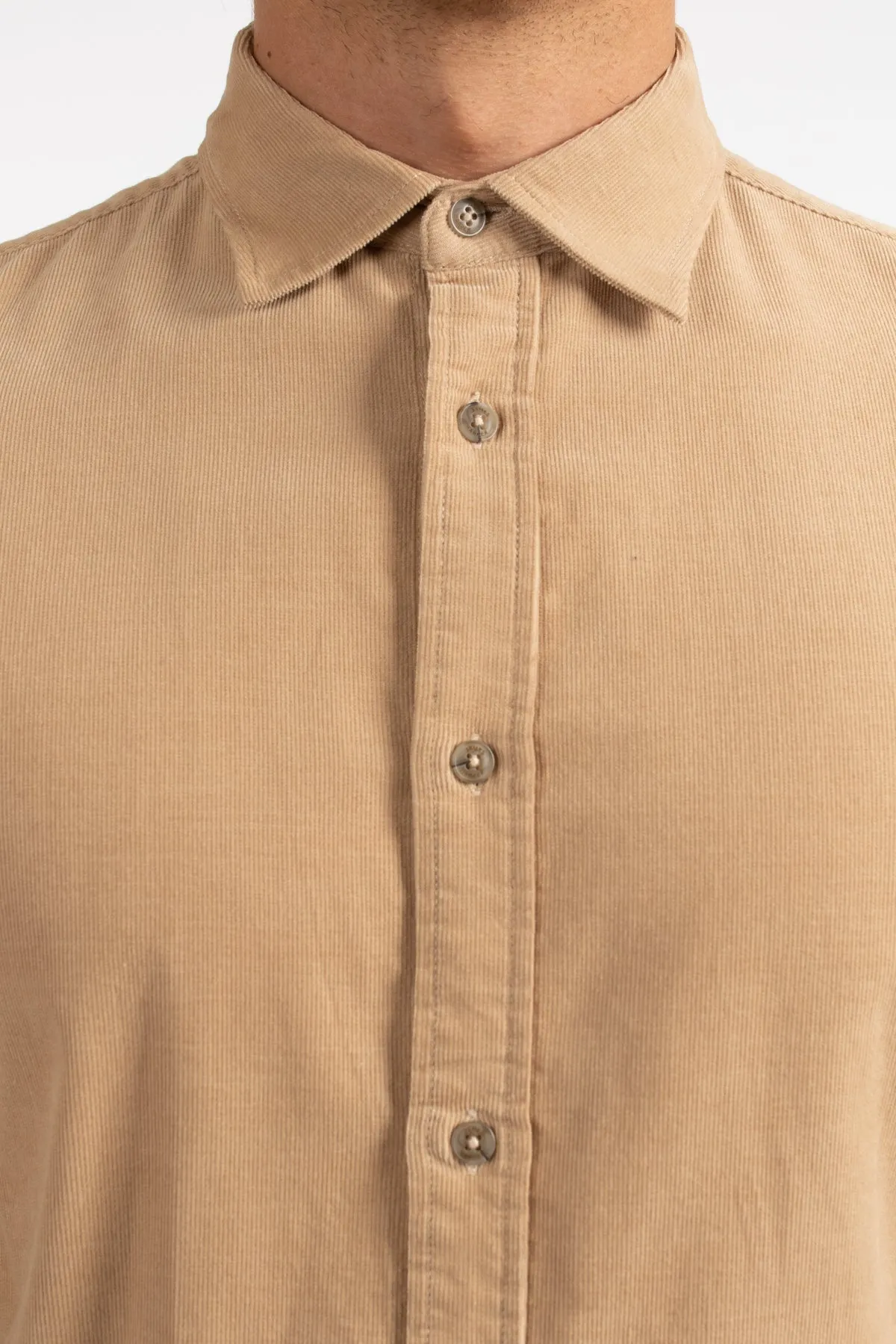 Oat Corduroy Cotton Shirt