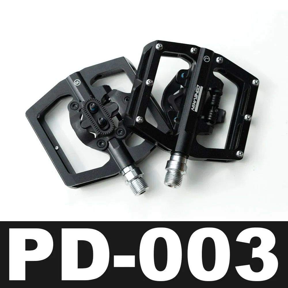 OG-EVKIN PD-003 Self-locking Aluminum Pedals SPD Pedals Lock For Road Bike Bicycle Parts Bike Sealed Bearing Flat Pedals