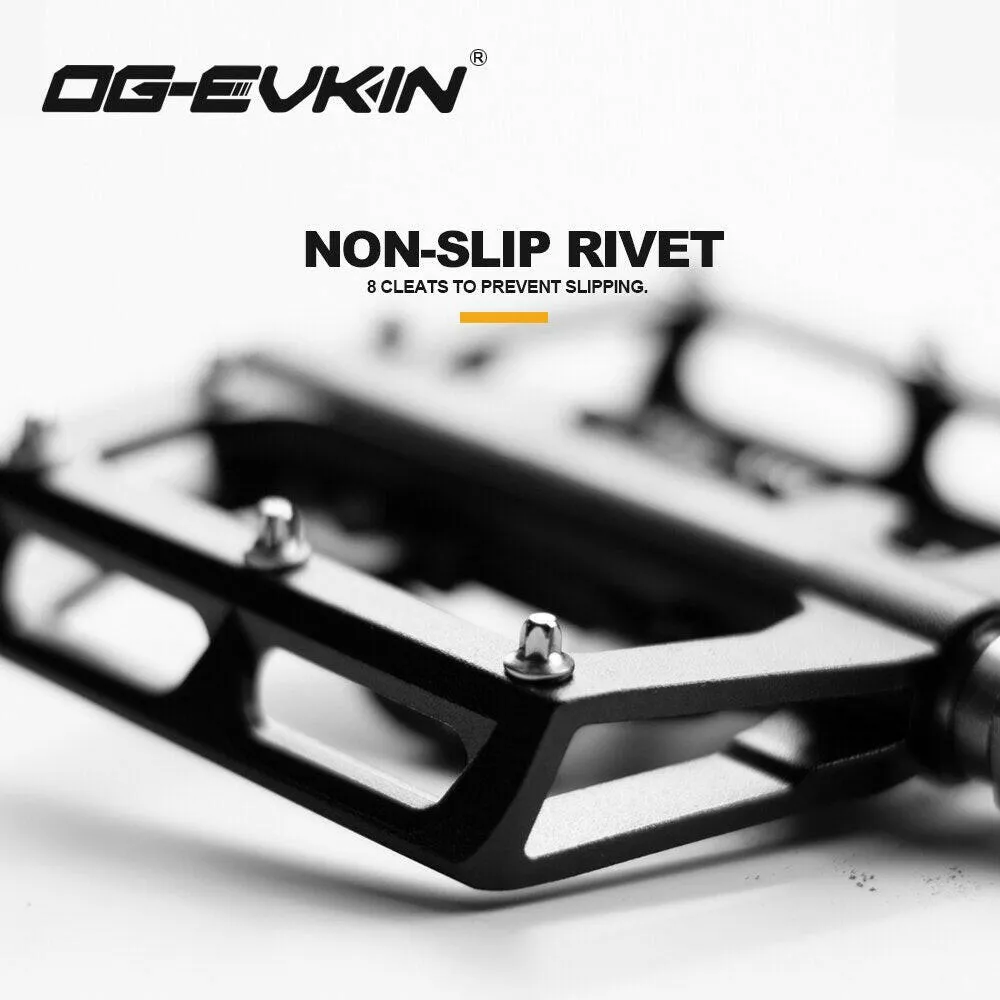 OG-EVKIN PD-003 Self-locking Aluminum Pedals SPD Pedals Lock For Road Bike Bicycle Parts Bike Sealed Bearing Flat Pedals