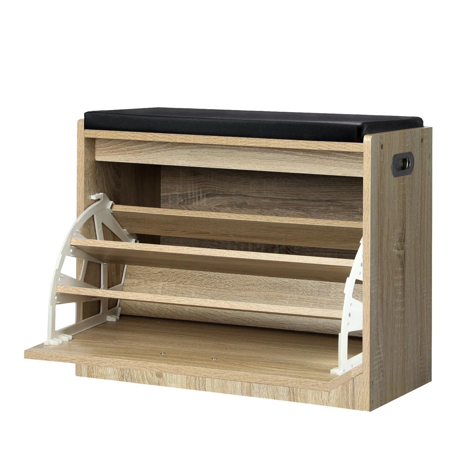 Oikiture Shoe Cabinet Bench Shoes Storage Organiser Cupboard Wooden